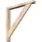 Ekena Millwork Traditional Block Smooth Bracket w/ Offset Brace, Douglas Fir, 3 1/2"W x 26"D x 26"H BKT0402X26X26TRA05SDF - alternate 1